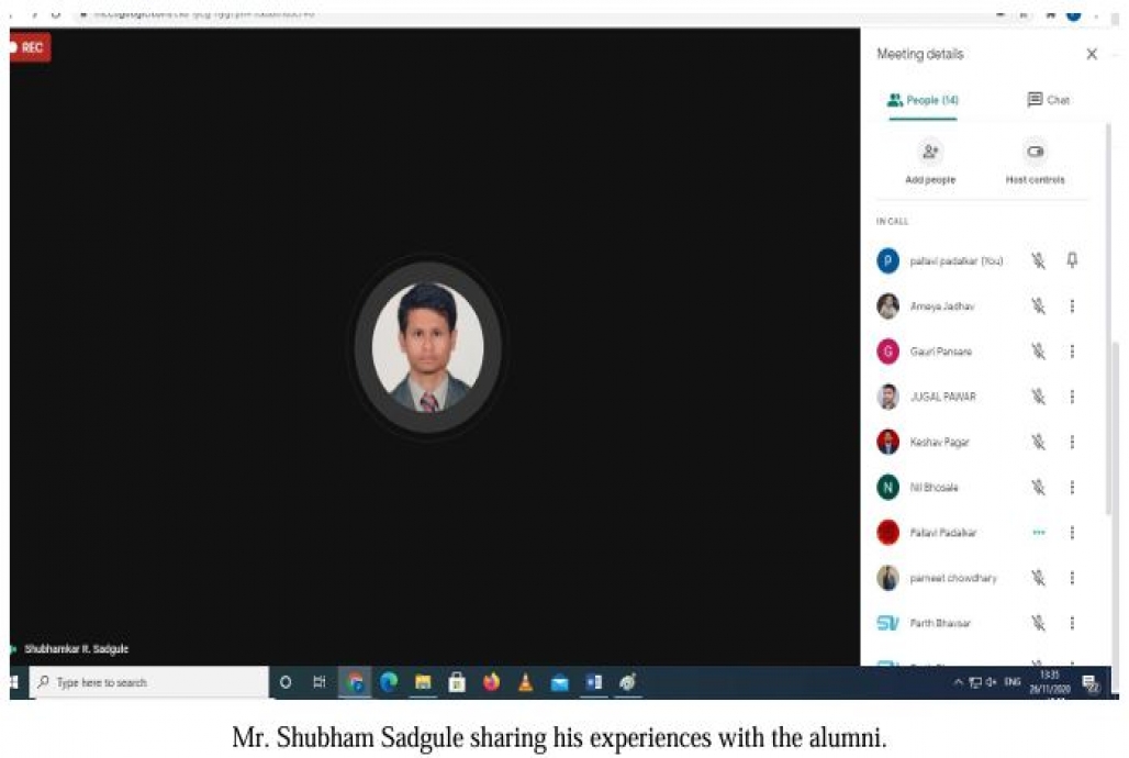 Virtual Alumni Meet 2021
